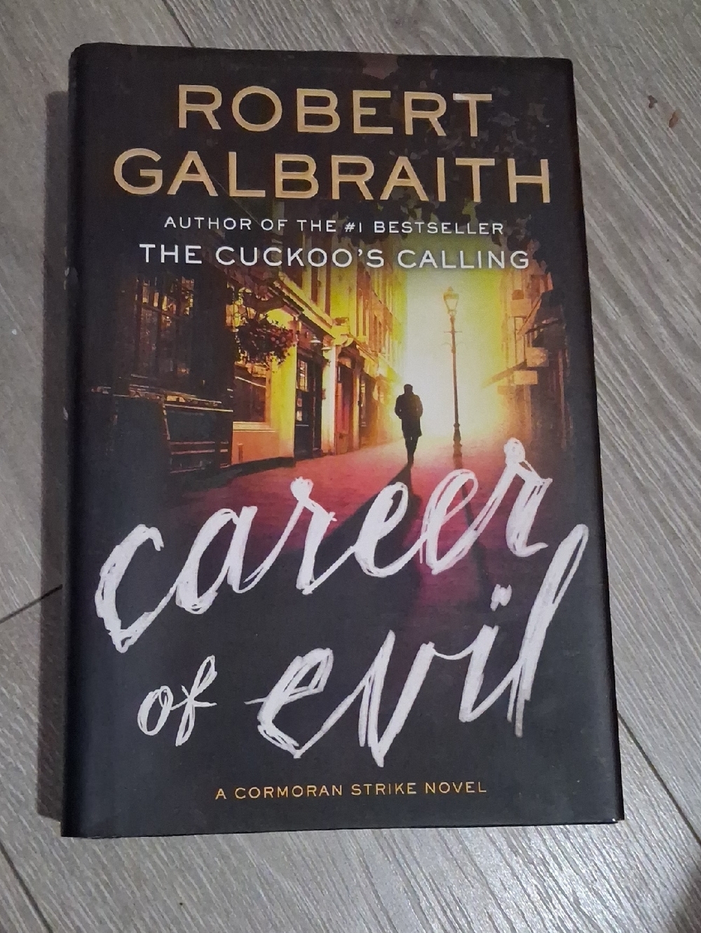 Robert Galbraith "Career of Evil" Hardcover Novel - Black & Gold Cover